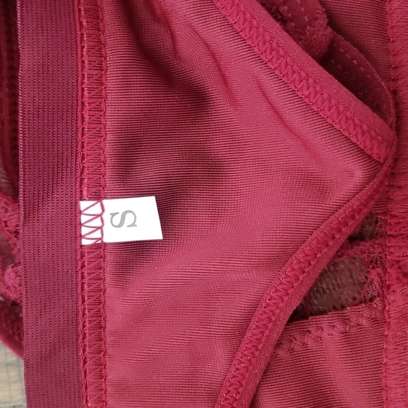 Valentine Victory of cupid velvet bra and thong set - Picture 8 of 9